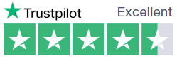 评为优秀Trustpilot标志。